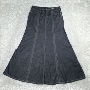 BCBG Girls Denim Maxi Mermaid Skirt Vintage Y2K